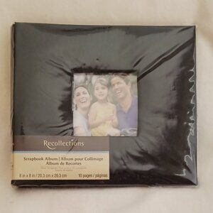 Brand New Recollections 8 x 8 Scrapbook Black
